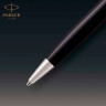 Шариковая ручка PARKER ESSENTIAL SONNET LAQUE BLACK CT М CW1931502
